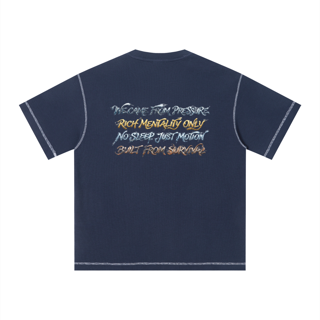 Unisex Sunfade Waffle Boxy T-Shirt