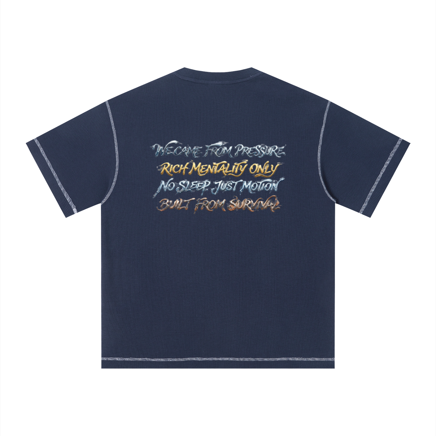 Unisex Sunfade Waffle Boxy T-Shirt