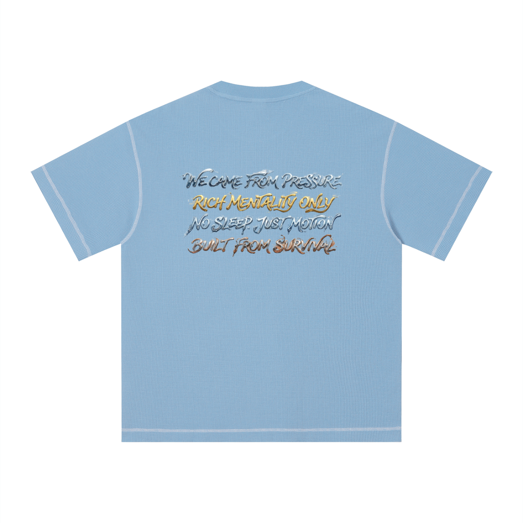 Unisex Sunfade Waffle Boxy T-Shirt