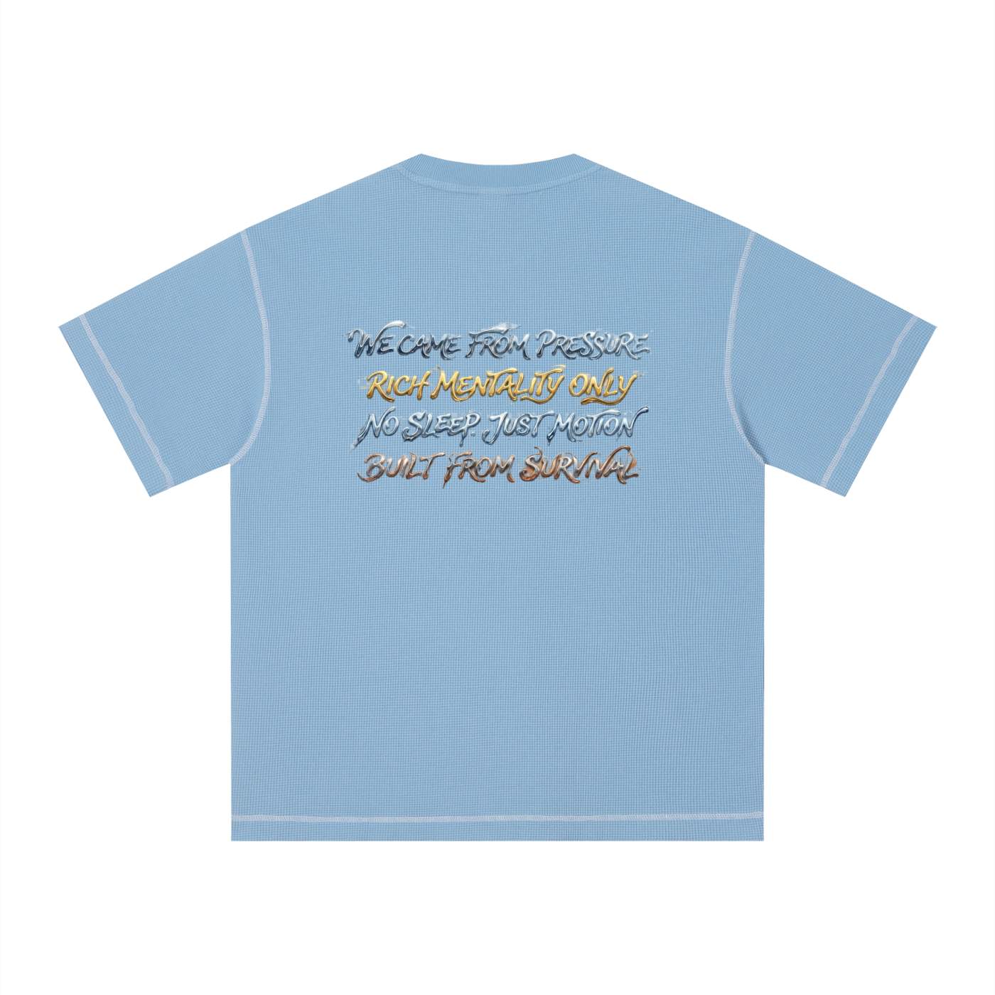 Unisex Sunfade Waffle Boxy T-Shirt
