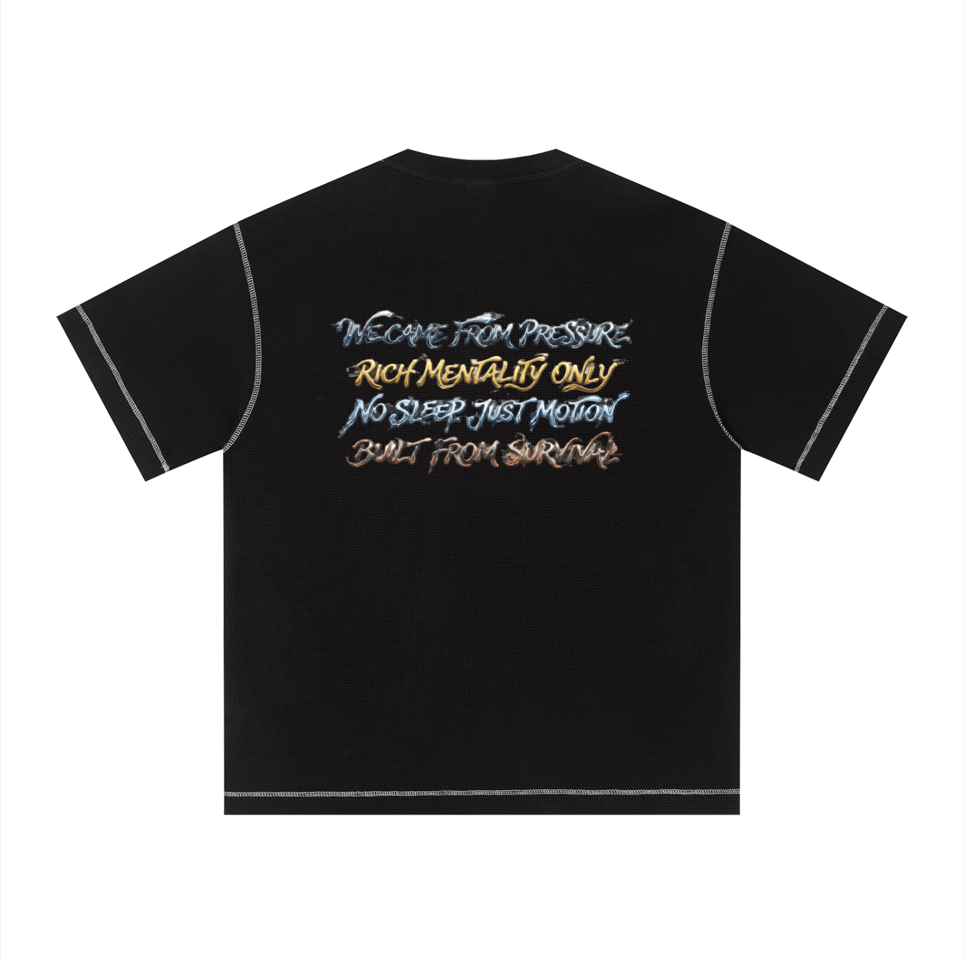 Unisex Sunfade Waffle Boxy T-Shirt