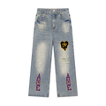 A.G.E Vintage Wash Distressed Denim Jeans