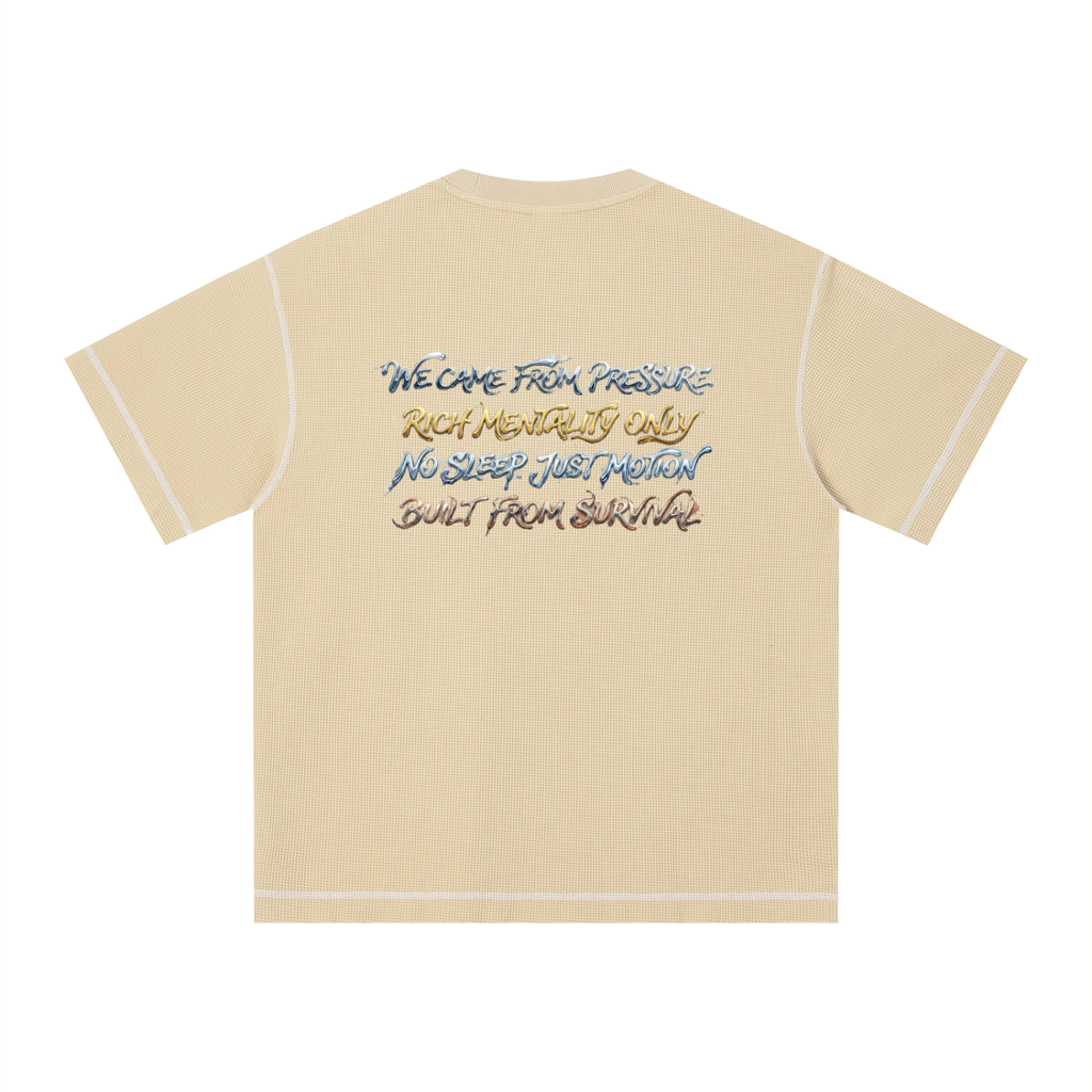 Unisex Sunfade Waffle Boxy T-Shirt