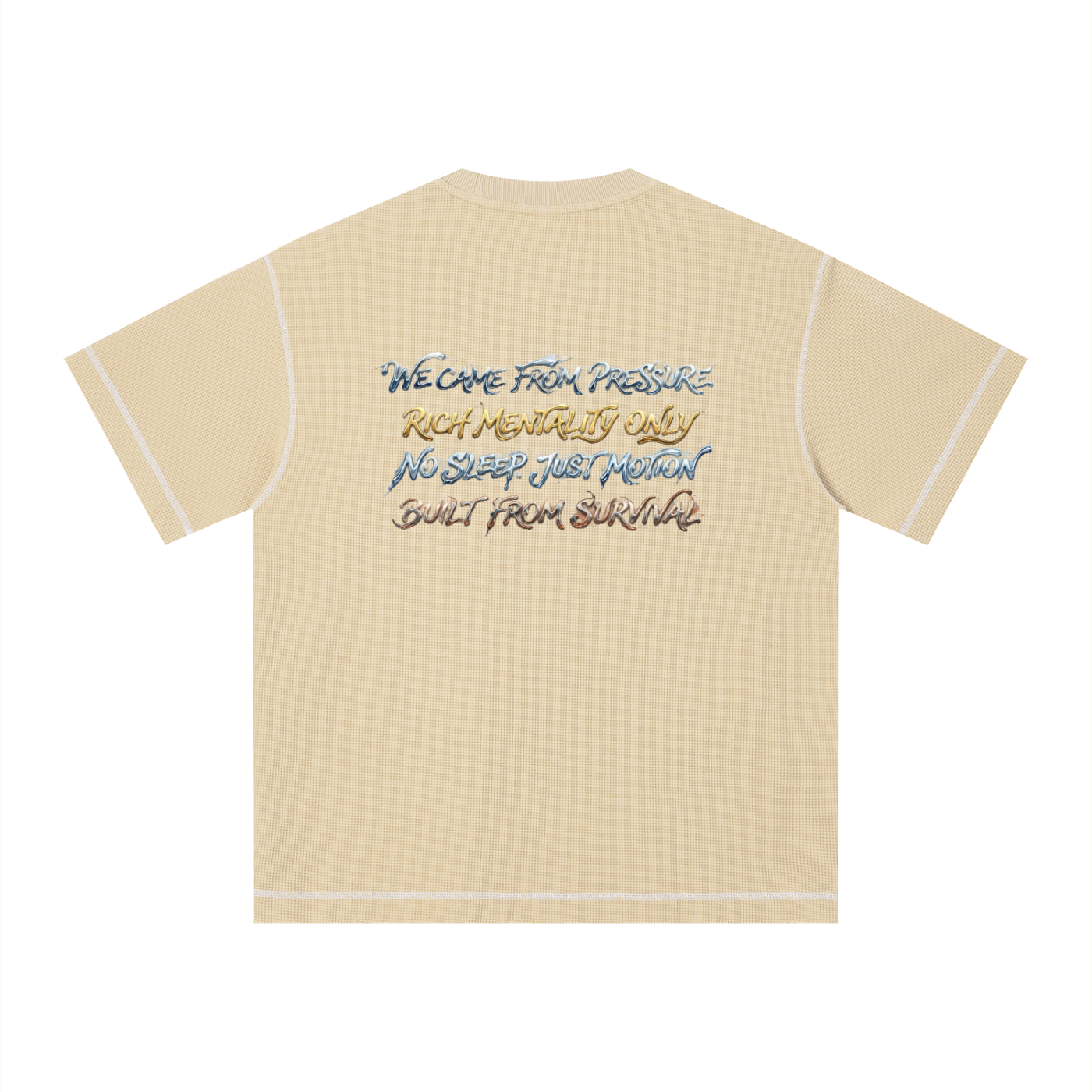 Unisex Sunfade Waffle Boxy T-Shirt