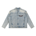 A.G.E Vintage Wash Zip Denim Jacket