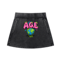 Women's Mineral Wash Mini Skirt