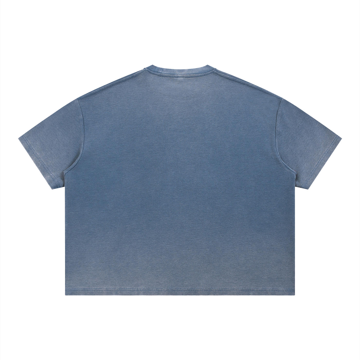 A.G.E  Vintage Wash Sunfade Boxy Waffle T-Shirt